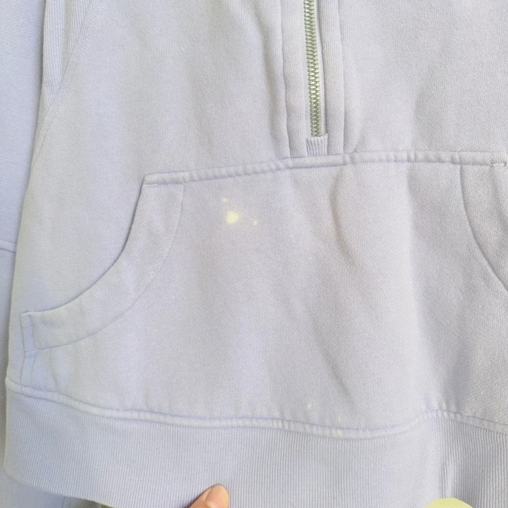 Lululemon Scuba Oversized Half Zip Hoodie Lilac Purple LW3FJ6S Womens XS/S